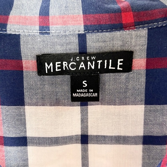 J. CREW |👚MERCANTILE Plaid Button-Up Lightweight Long-Sleeved Shirt - Picture 9 of 11